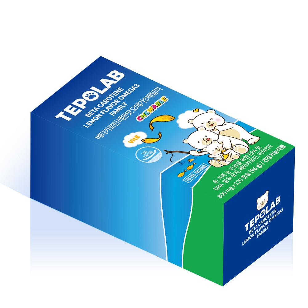 테포랩 베타카로틴 레몬맛 오메가3 패밀리 [원산지:국산]