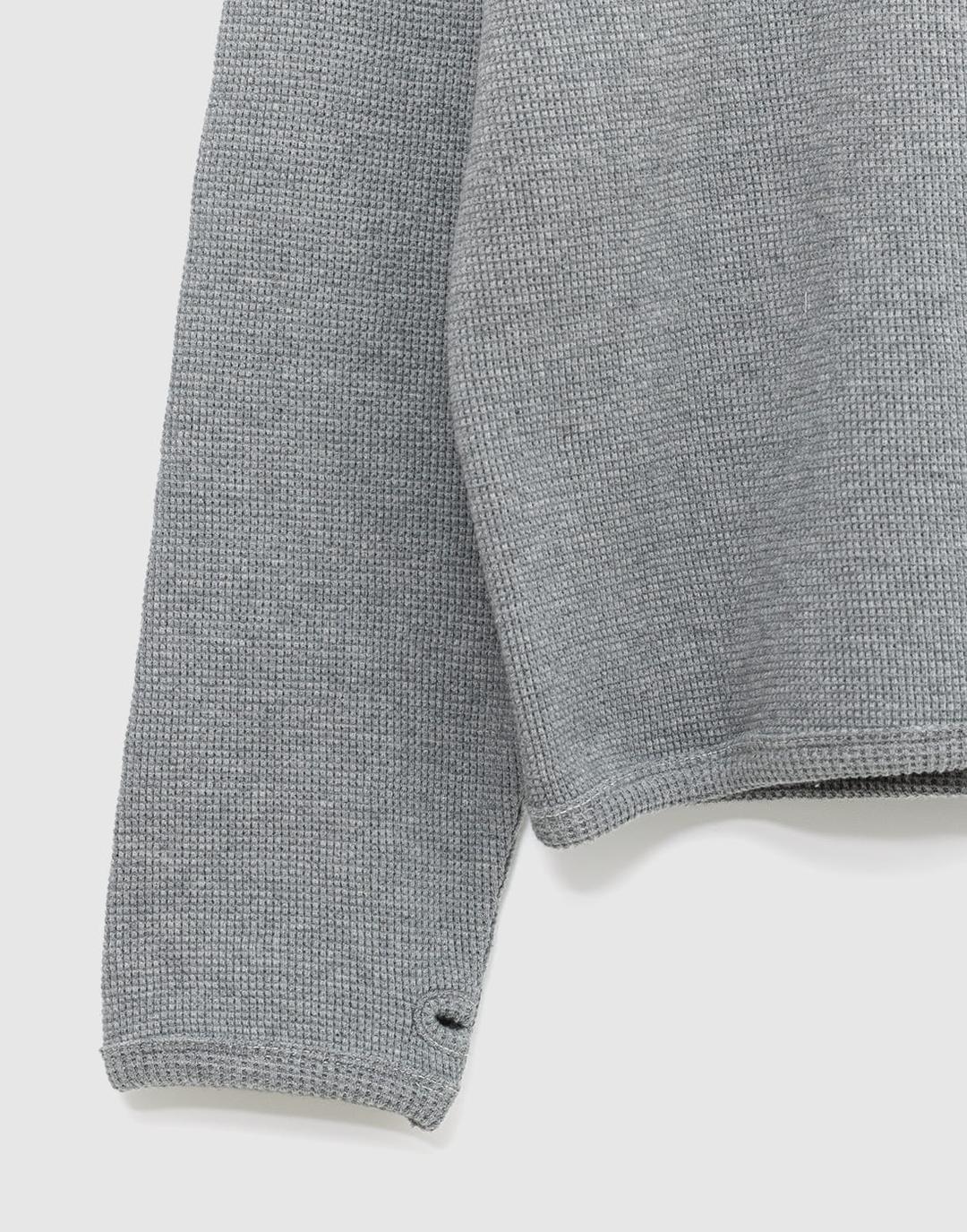 Waffle Rib Long Sleeve (Melange)