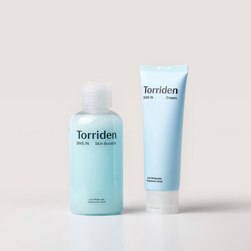 [2종세트] 다이브인 저분자 히알루론산 크림 80ml + 스킨부스터 200ml