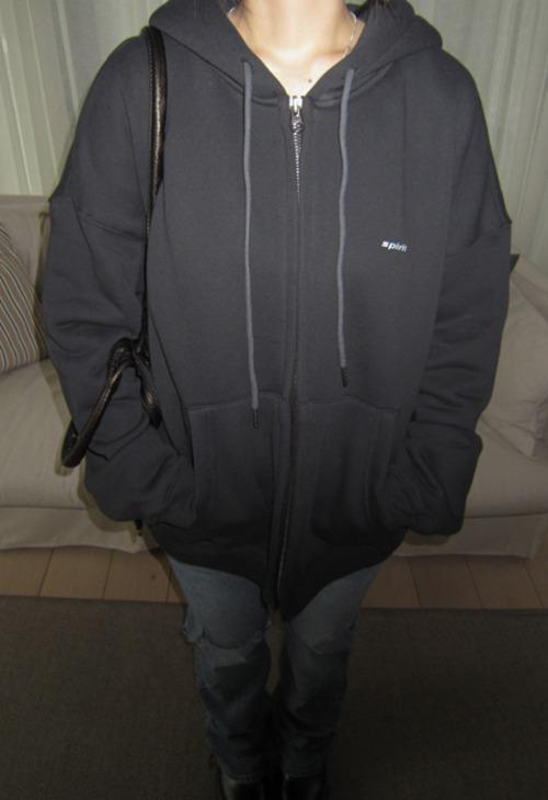 이즈이즈 Brush Hood Zip-up