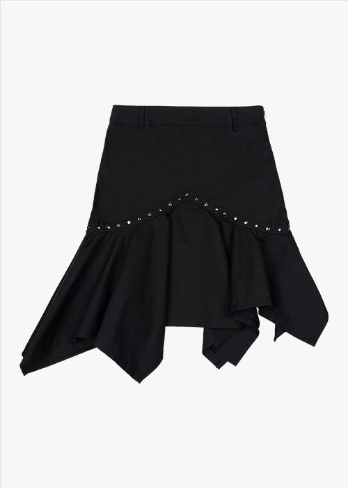 Asymmetric Rivet Skirt