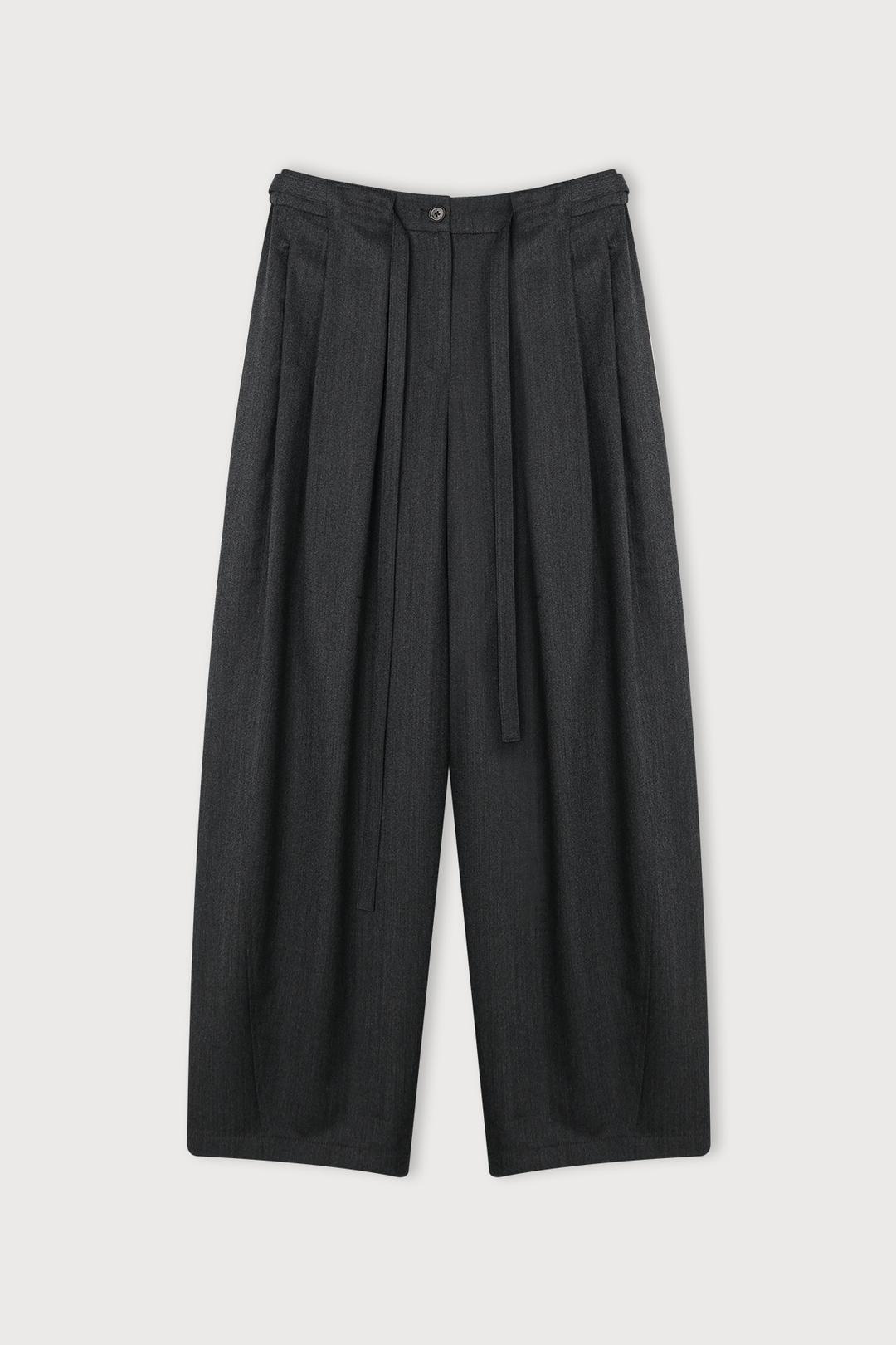 WIDE WAIST STRAP PANTS