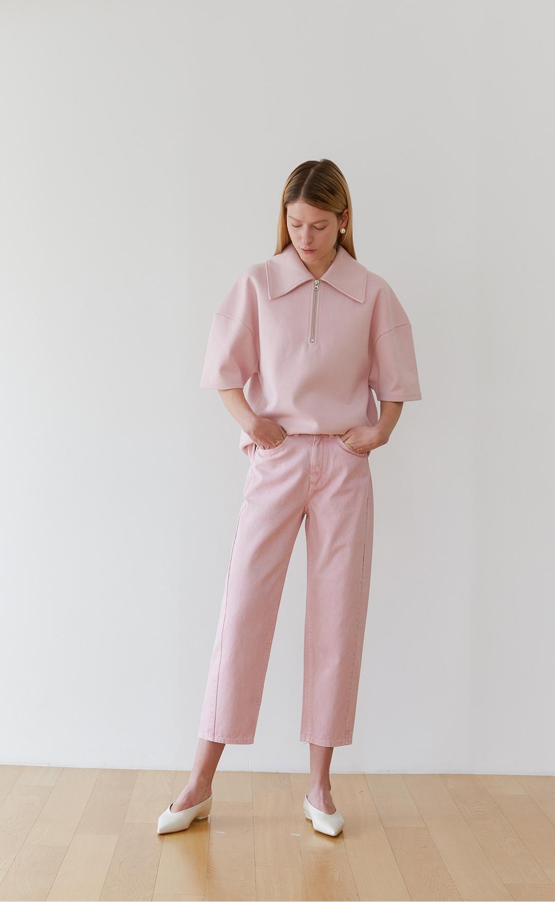 나비2 코튼 팬츠 - 뉴 핑크