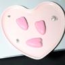 love plate(pink)-2colors