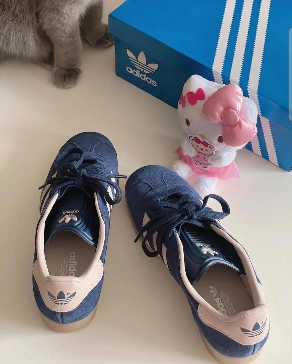 <무료배송> 아디다스 가젤 네이비 인디고 베이지 스니커즈 신발 IG6201