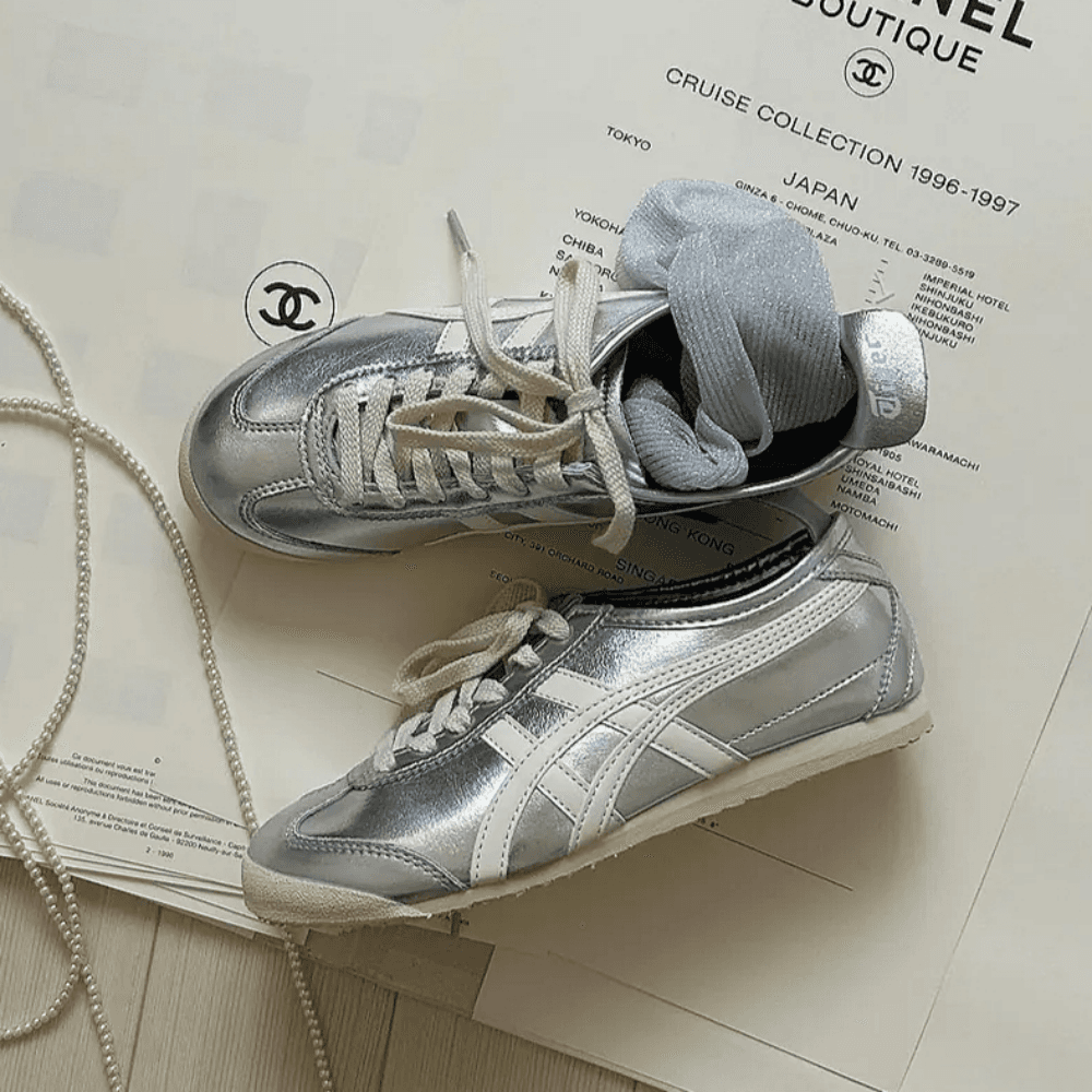 (해외) 오니츠카타이거 멕시코 66 실버 오프화이트 THL7C2