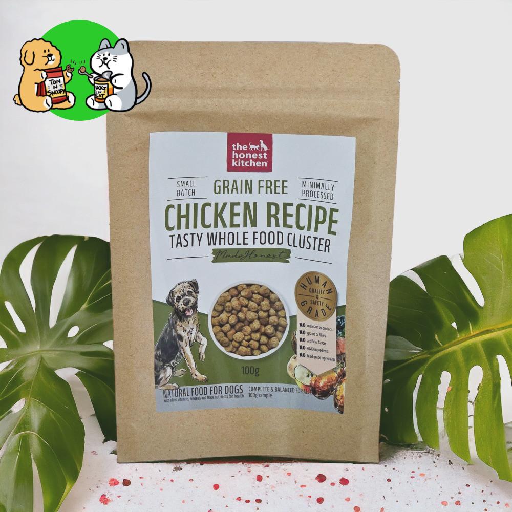 [톰피] 100g 그레인프리 치킨 디어니스트키친 클러스터 샘플