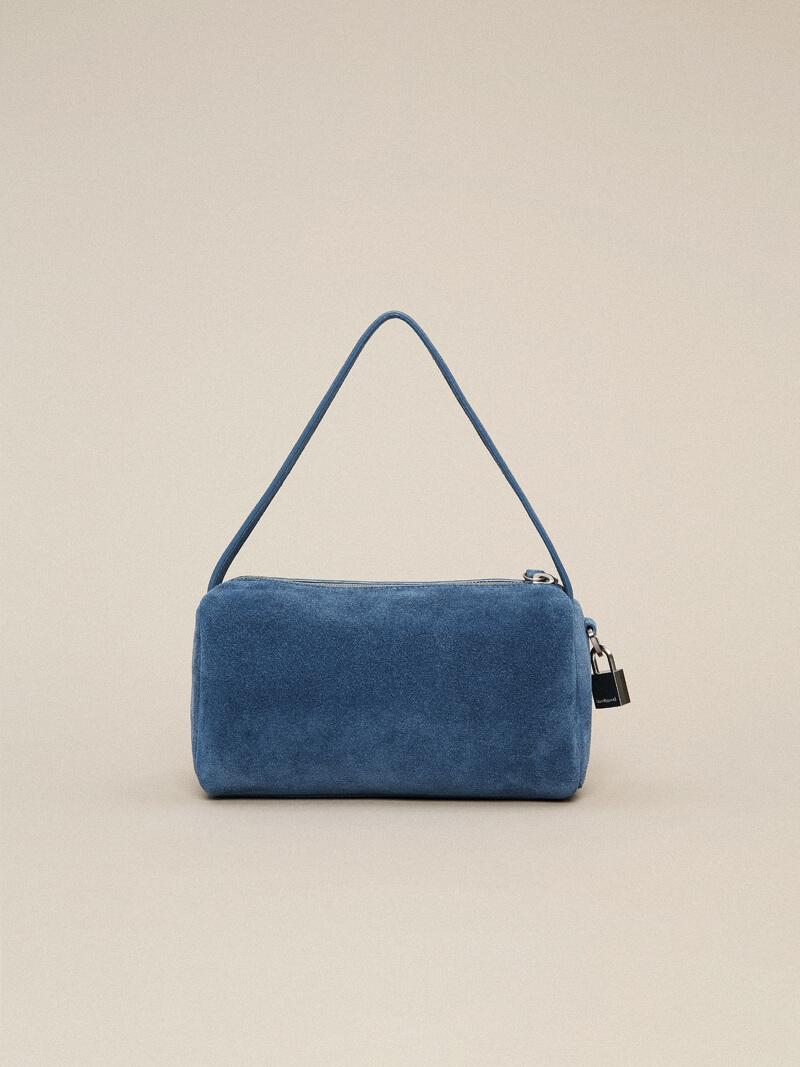 Adnan Bag Suede Blue Loom