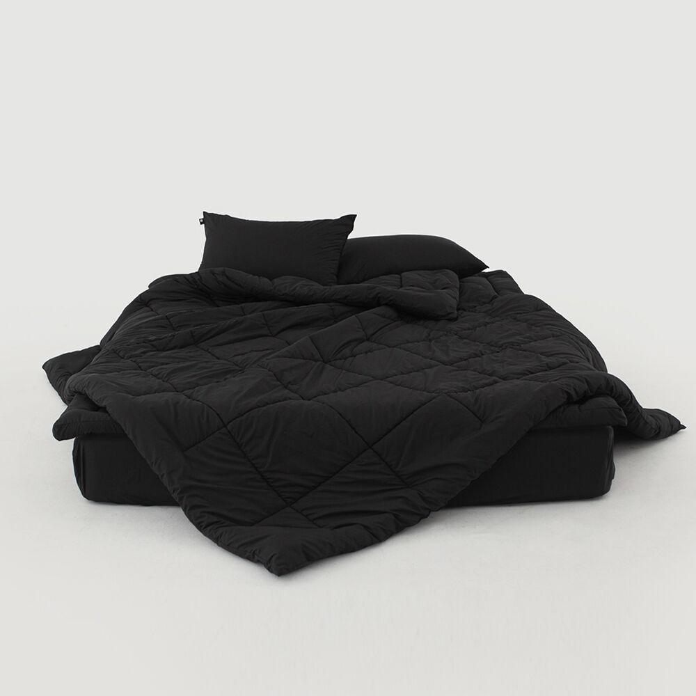 생활방수 먼지없는 알러지케어 블랙 마이크로 차렵이불 S/SS, Q