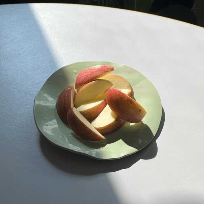 green tea plate