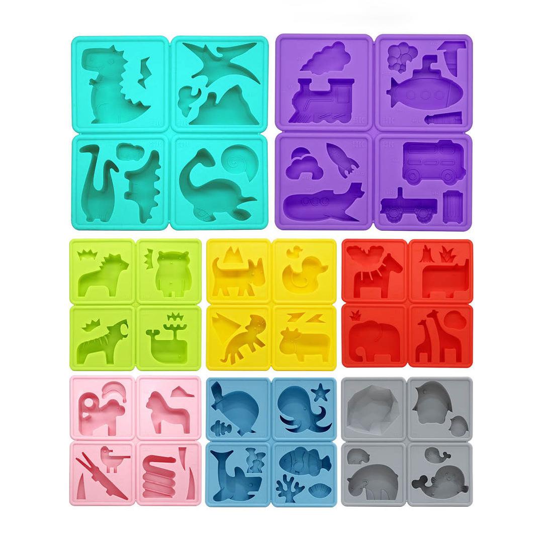 스토리몰드 얼음틀 쿠키틀 공룡 동물 젤리 아이스크림 비누 석고 촉감놀이