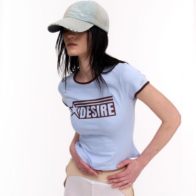 DESIRE BABY TEE (BLUE)