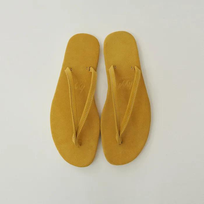 lou suede flip flop [Italian leather] (4colors)
