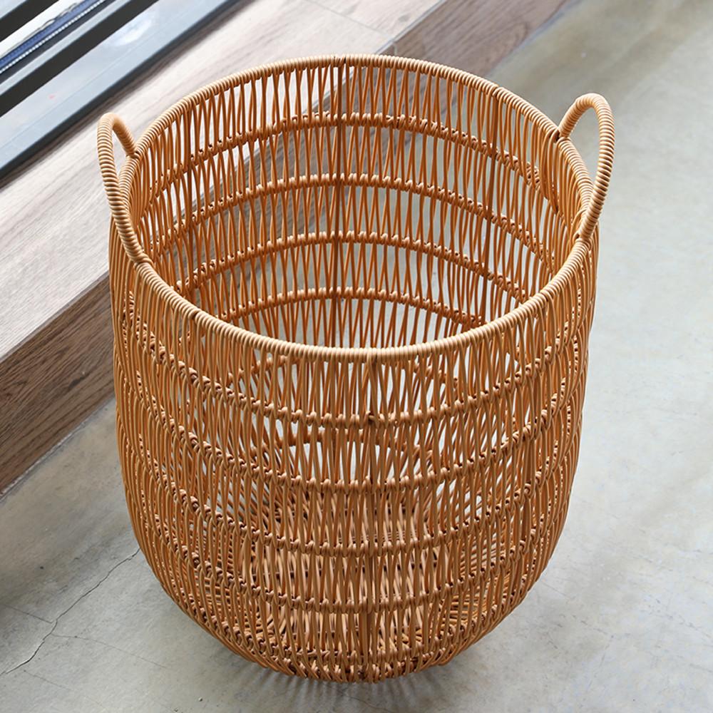 대형 등나무 바구니 세탁 장난감 잡화 보관 바구니