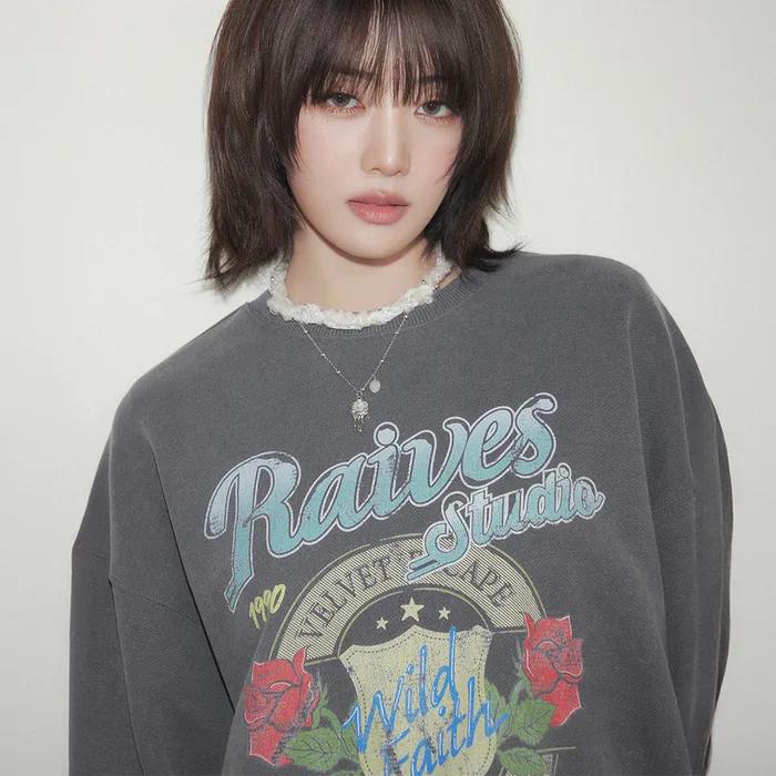 Wild Faith Rose Sweatshirt VW5AE139_2color