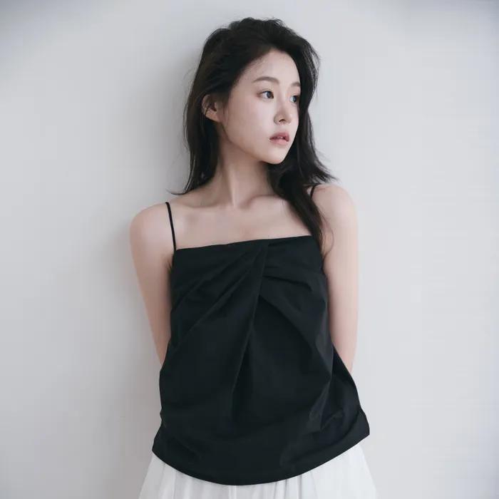 Hys ribbon top (black)