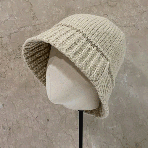 알파카 울 시보리 도톰 니트 벙거지 숏 버킷햇 8colors 다양한컬러