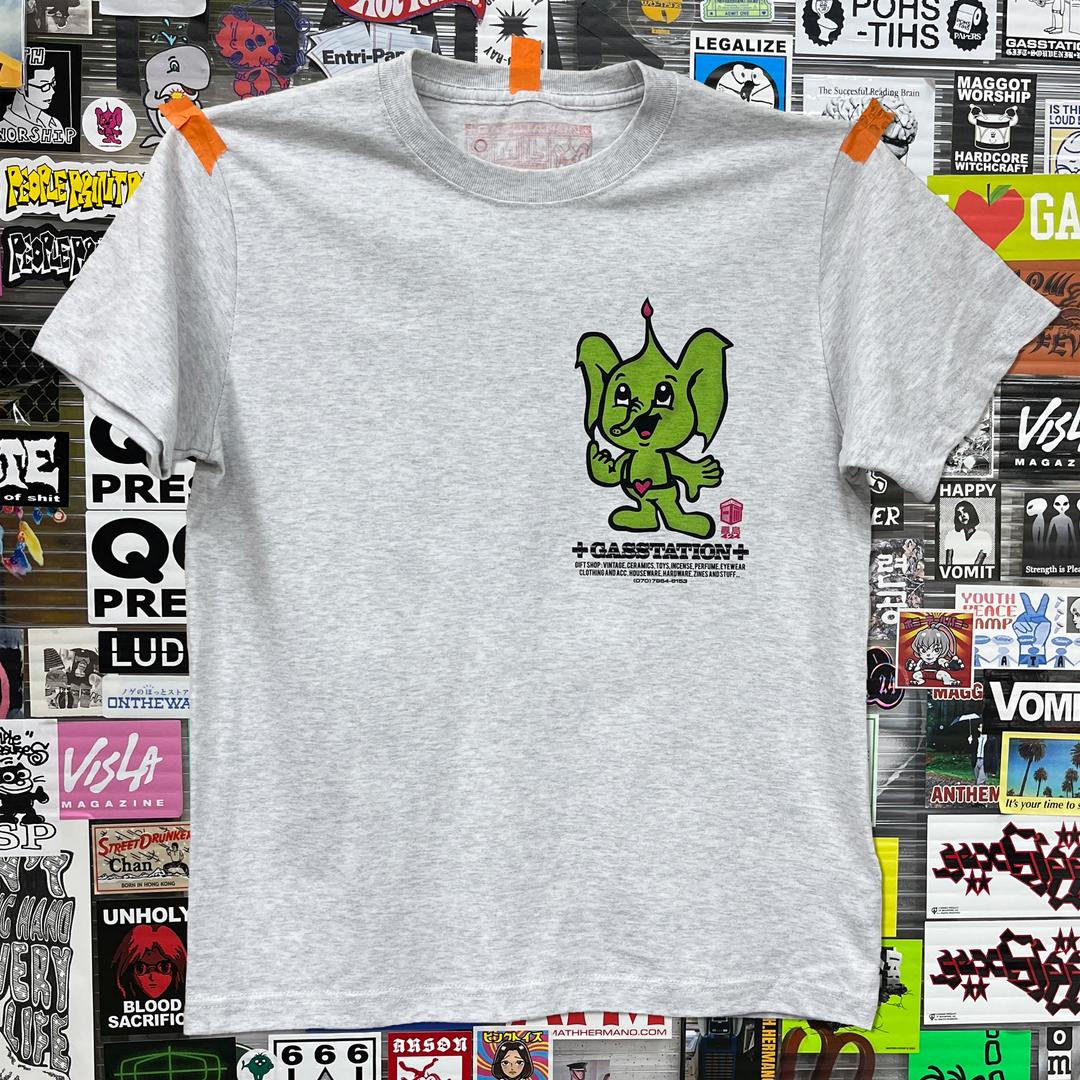 [GASSTATION] GA$ T SHIRT 003 (Ash Grey)