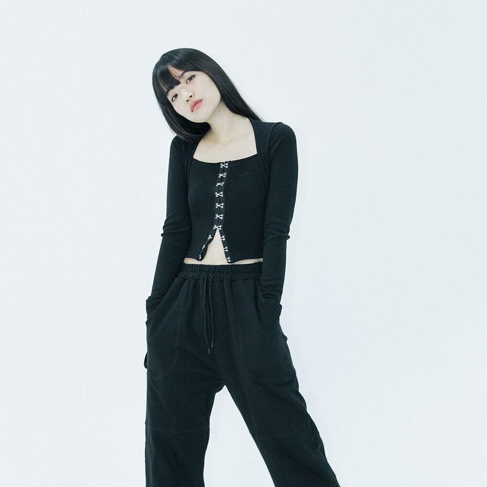 Hook square top (black)