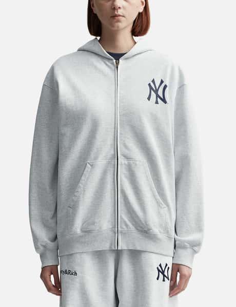 Yankees Serif Zip Hoodie