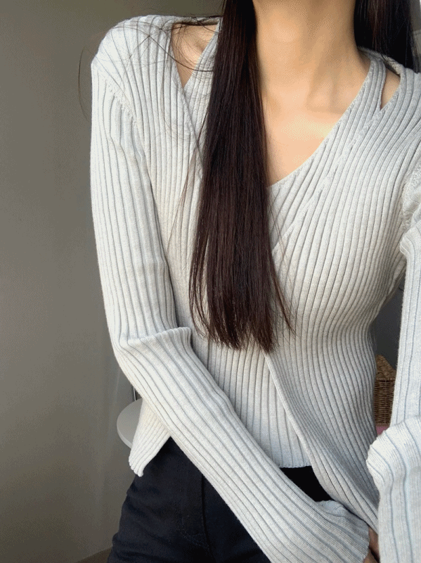 Major button cardigan set