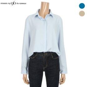 [나인식스뉴욕] 베이직 찰랑 긴팔 셔츠 (NO7SH057M0)