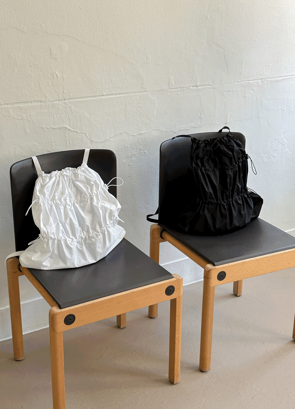 basil shirring backpack ( 2 color )