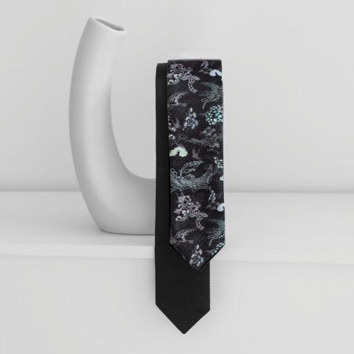 나전칠기 자개 문양 댕기/스카프(길이/폭 커스텀 가능)