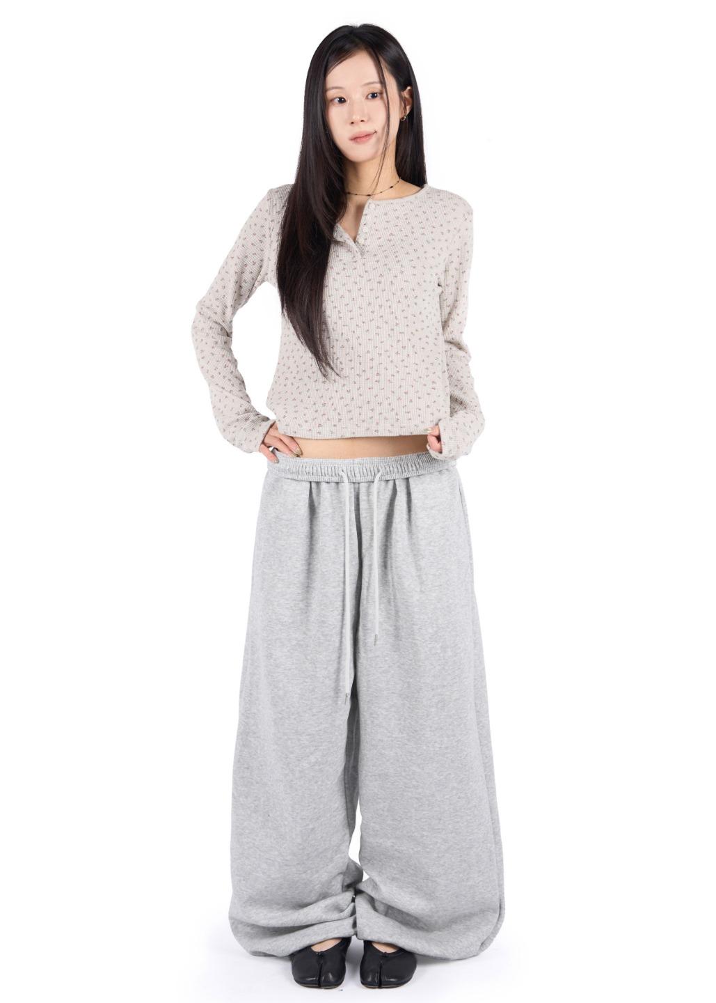 EASY WIDE SWEAT PANTS