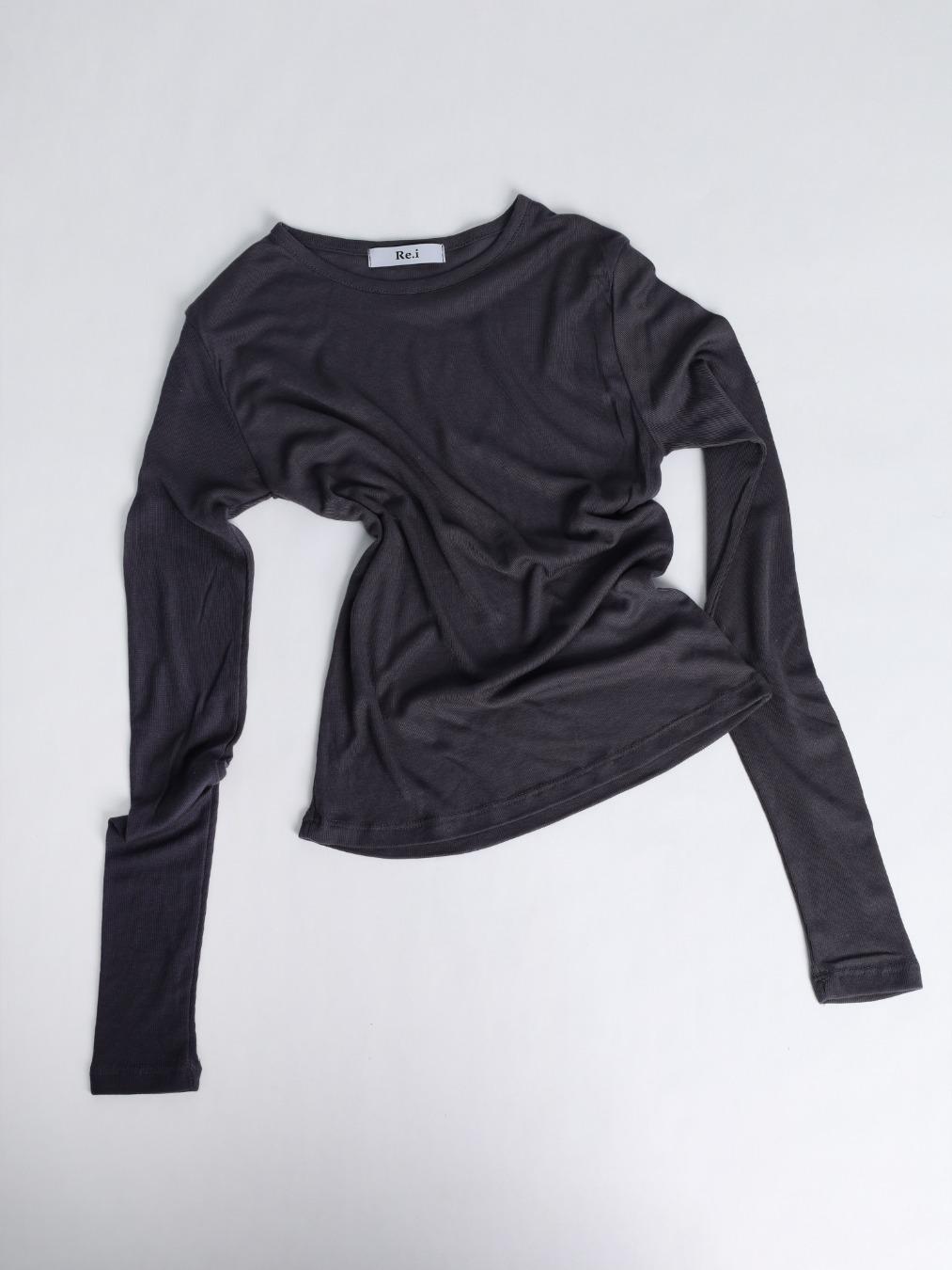 레이어드 텐셀 슬리브 - CHARCOAL