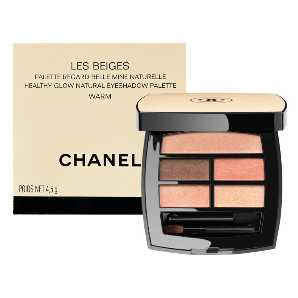 샤넬 레 베쥬 헬시 글로우 내추럴 아이섀도우 팔레트 웜 WARM