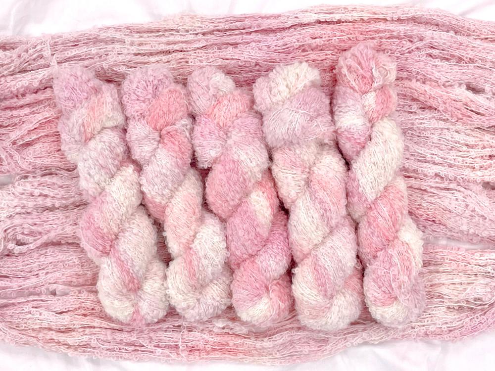 그랜드 부다페스트 Boucle 어쩌다잉 손염색실 핸드다잉얀 부클얀 알파카실 테디베어실