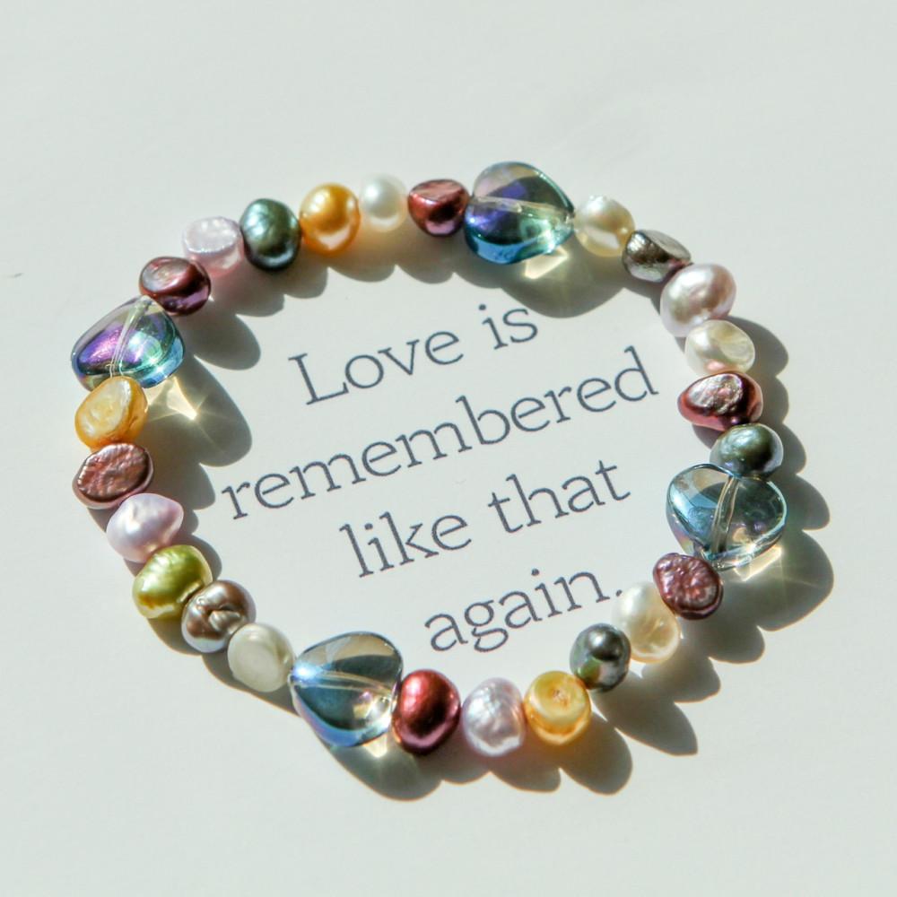 [휘요] ﻿﻿컬러풀 담수진주 팔찌