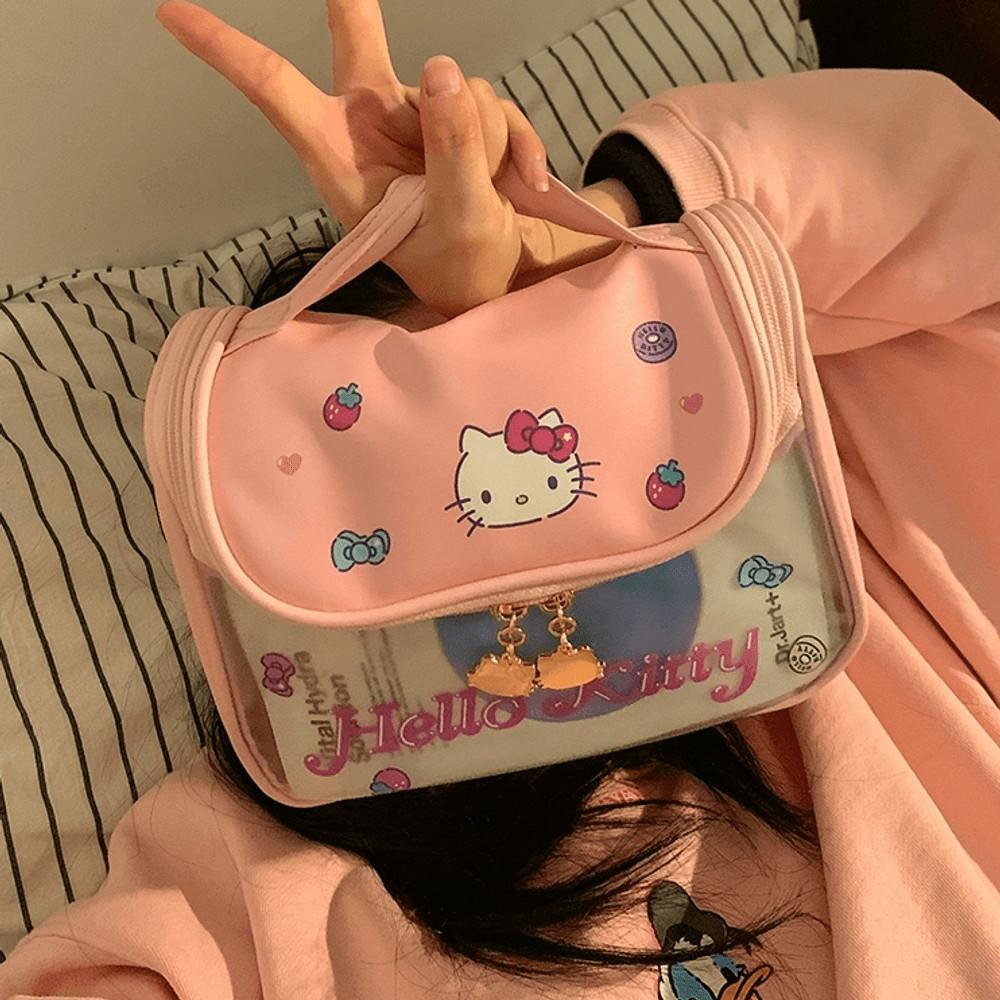 러블리 키티 여행용 파우치 대용량 파우치백 4type