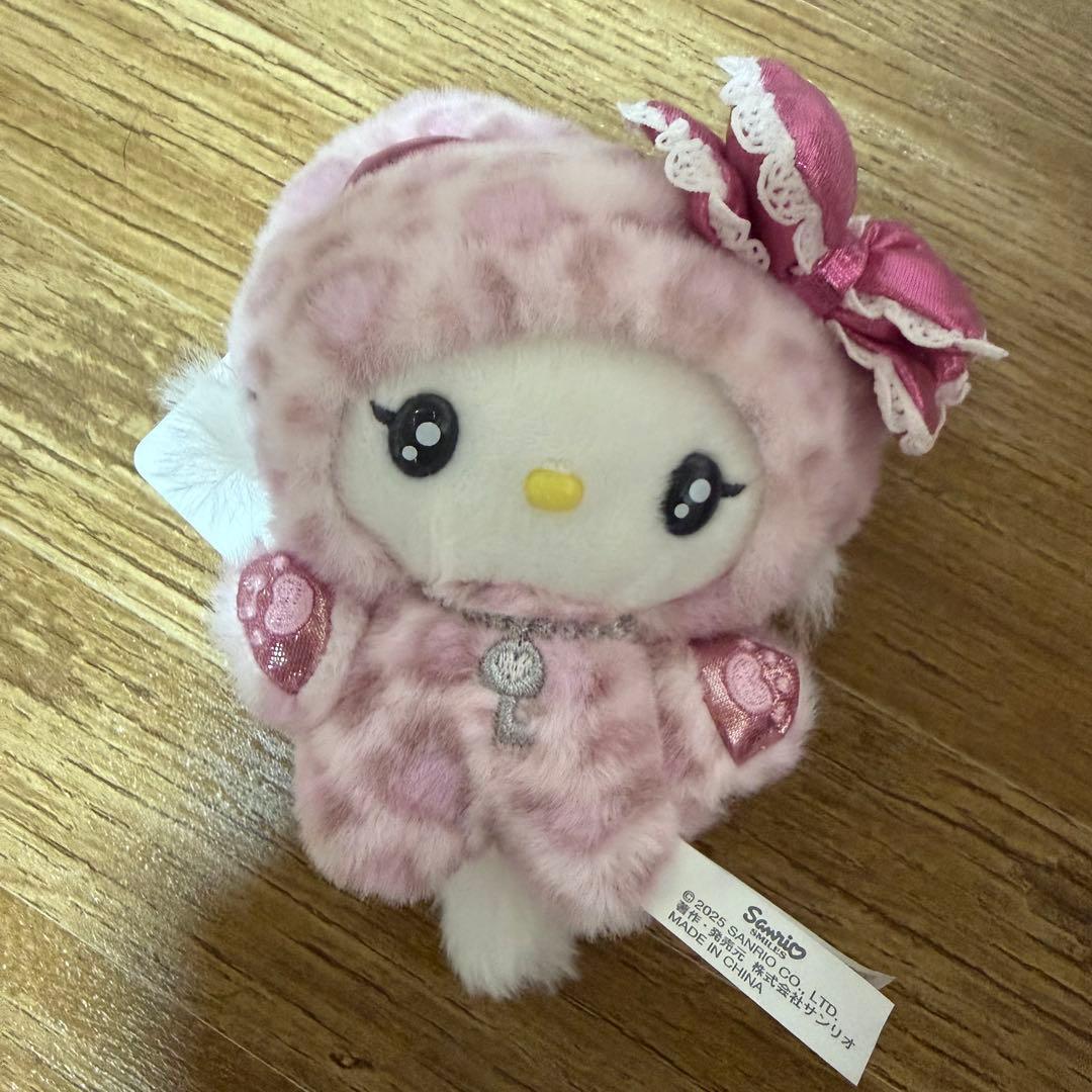 サンリオ　チャーミーキティ　ギャルネコ　豹柄　マスコットホルダー