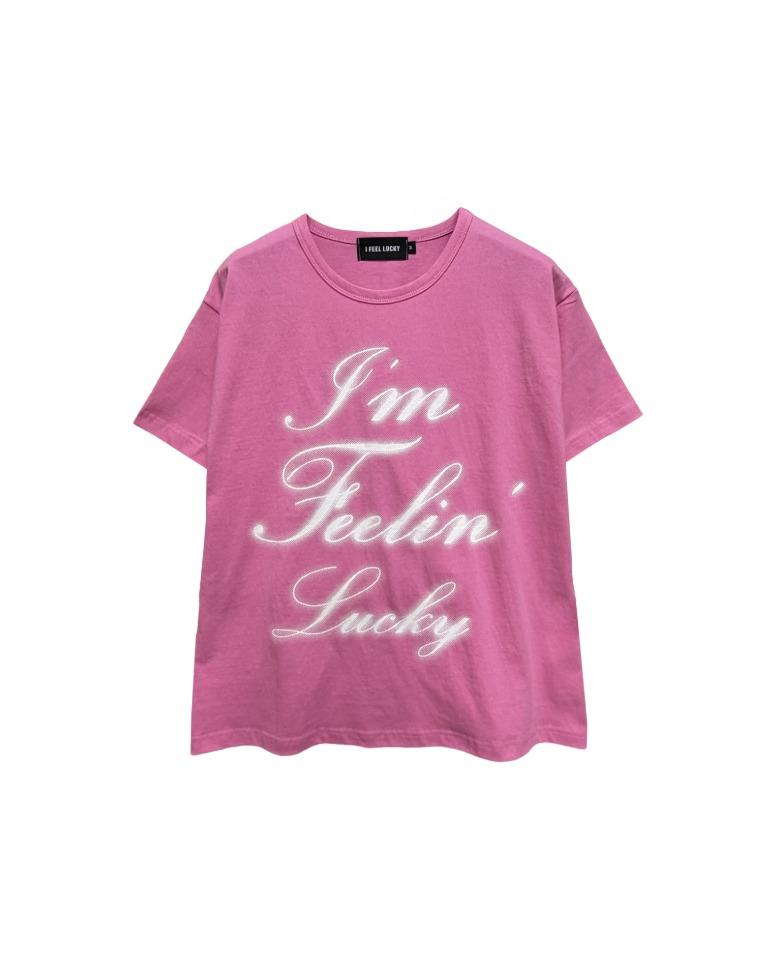 Feelin' lucky tshirt pink