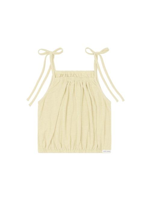 [Exclusive] Cosmo Shirring Top - Cream Yellow [2nd Reorder]