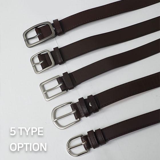 고고싱 [필수코디템💙5가지옵션선택!] 클래식 라운드 스퀘어 벨트 (둥근사각스퀘어,스퀘어,타원,D링,오벌버전,버클,가죽,레더,무광,유광)