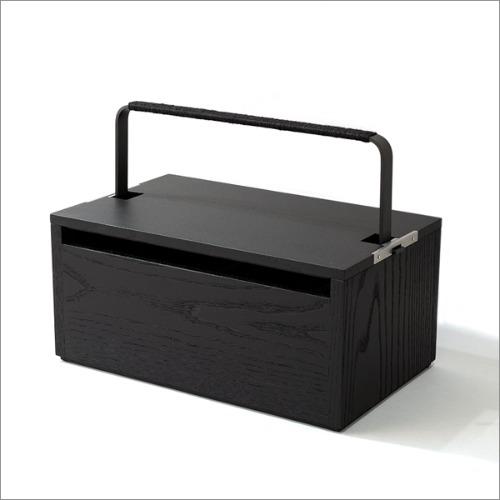 디태 탄화목 잎차 Tea Box 블랙 다구함 도람