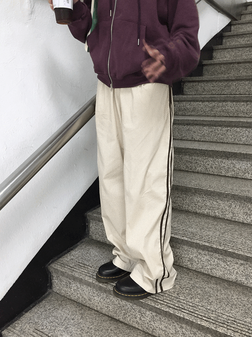 하우유 하이퍼 도트 라인 트랙팬츠 (2c)