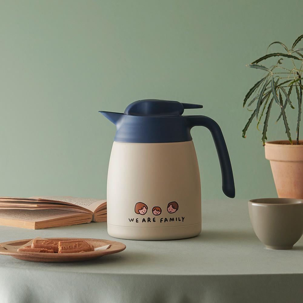 [써모스] 보온보냉 스테인리스 제로퍼제로 테이블 포트 THV-1002KC (1L) 주전자