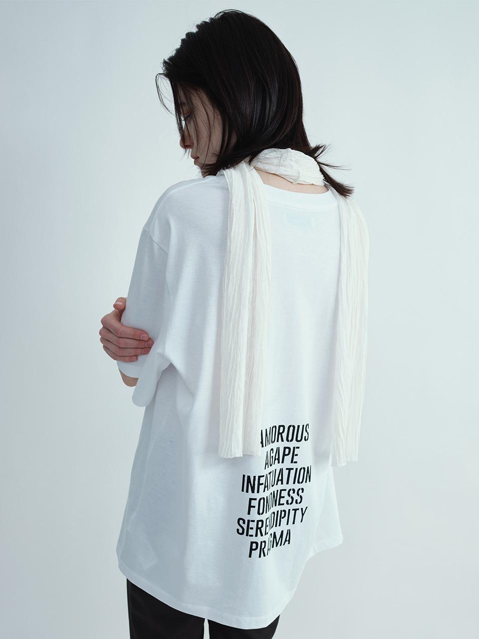 Sheer Wrinkle Scarf [Ivory]