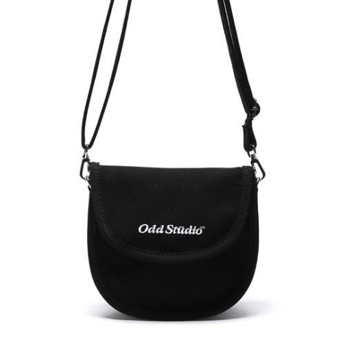 미니 라운드 크로스백 - BLACK