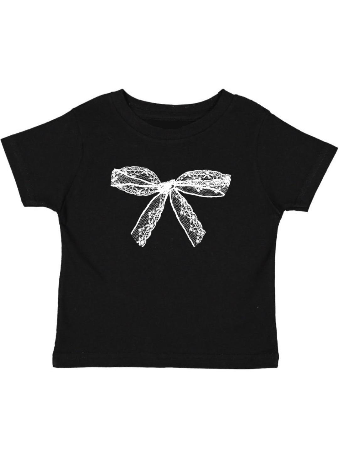 Lace Bow Tee - Small