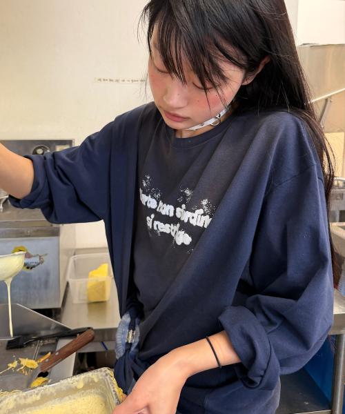 Paint Logo LS Tee_Navy [KR265PUT472]