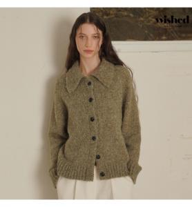 [시즌오프] 베이직 나그랑 카라넥 버튼 가디건 (WIBDCD030)