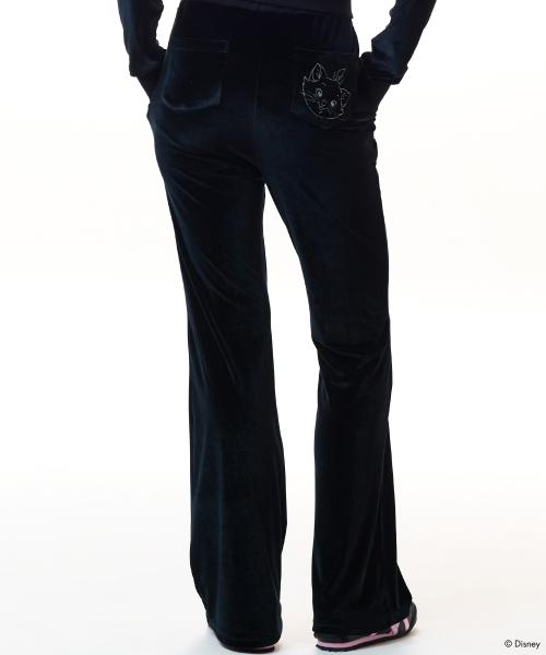 [MARIE] VELVET PANTS(BLACK)