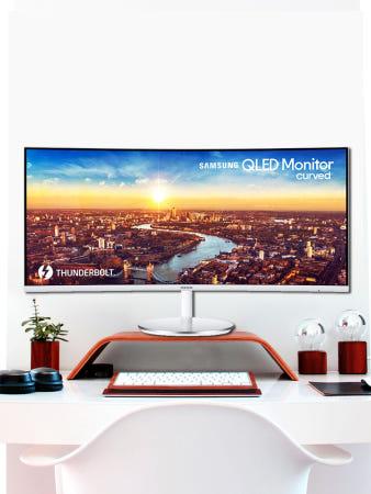 이런 상품 어때요? 삼성전자 커브드 모니터 C34J791W 86.4cm 울트라 와이드 WQHD 고해상도 모니터 QLED 100HZ