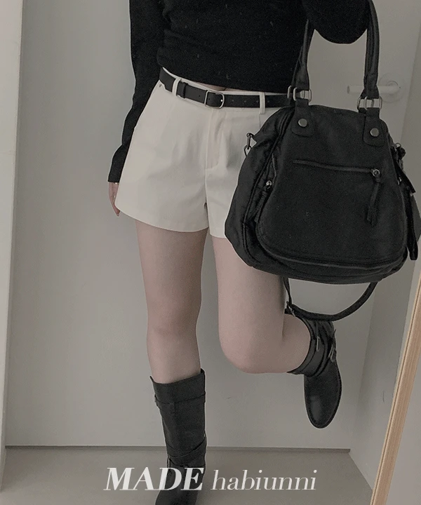 MADE #13132 -5kg 코튼 A라인 마이크로 숏팬츠 반바지 : 3color / XS~XL