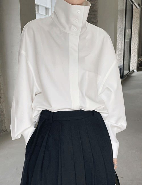 디에 오스틴 스탠드카라 셔츠